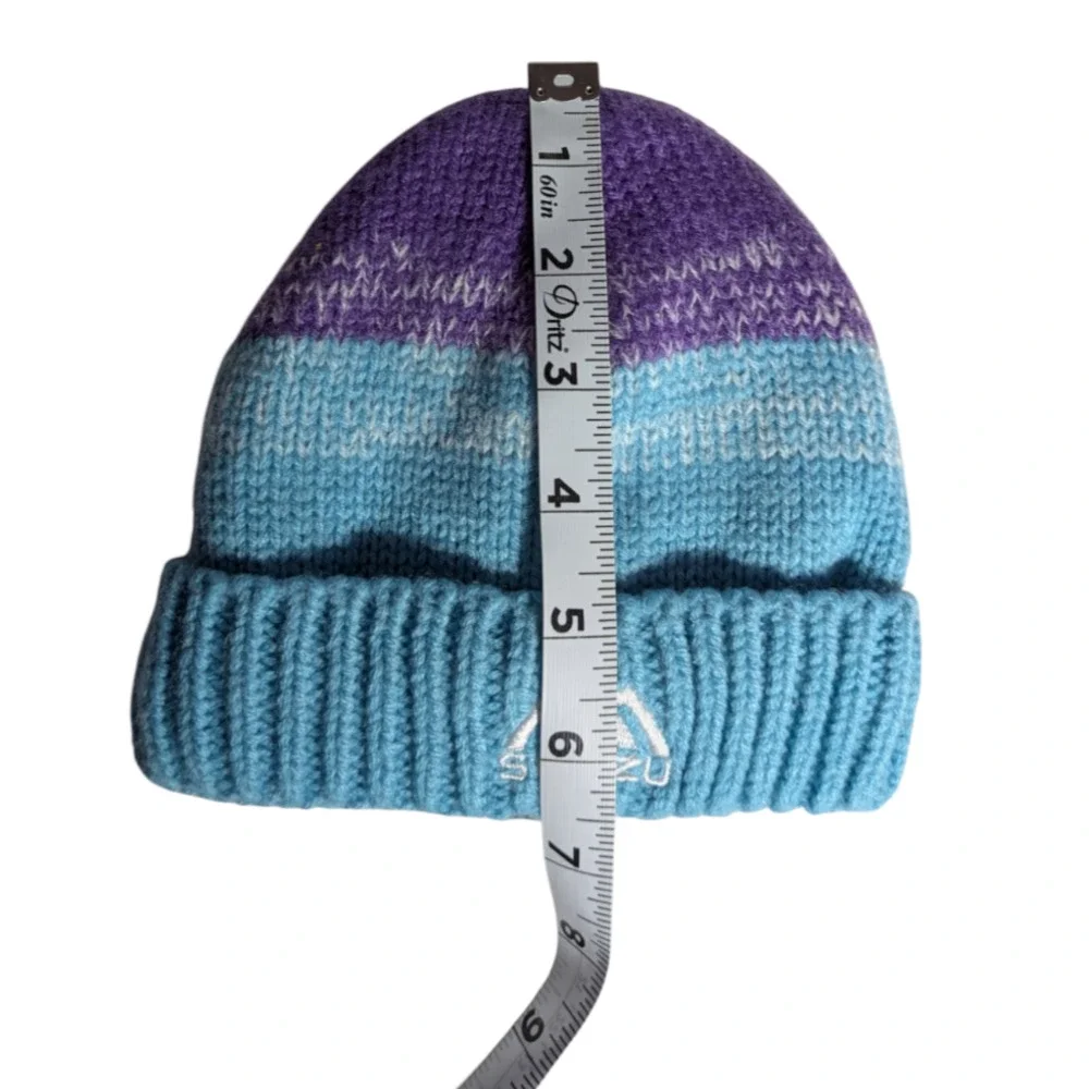 SNOZU - Stocking Cap - Size 3T - Teal and Purple - Used Great Condition
